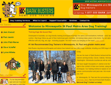 Tablet Screenshot of dogtrainingminneapolis-mn.com